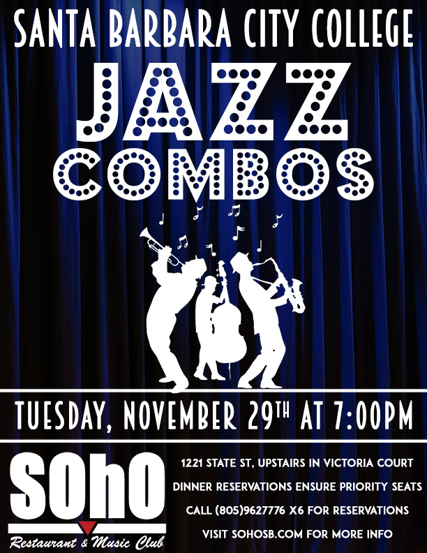 Soho Â» Sbcc Jazz Combos â Tickets â Soho Restaurant And Music Club